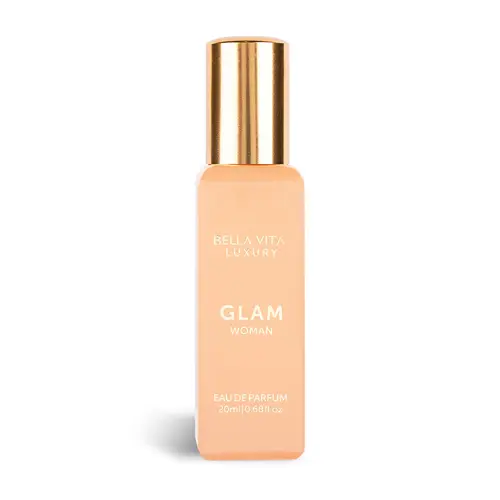 Bellavita Luxury Glam Woman 20ML Mini Perfume | Travel Size Women Perfume | Long Lasting Jasmine Citrus Fragrance | Mini Perfume Gift Sets for Women | Women’s Day Special