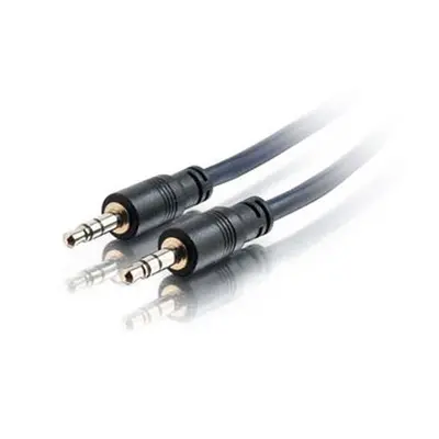 C2G 40517 3.5mm Stereo Audio Cable with Low Profile Connectors M/M, Plenum CMP-Rated (35 Feet, 10.66 Meters)