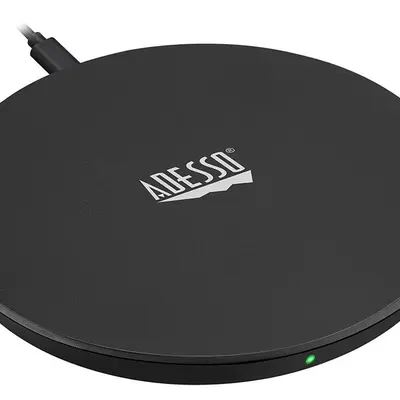 Adesso AUH-1010 Black 10W Max Qi-Certified Wireless Charger