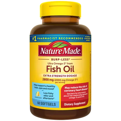 Extra Strength Omega-3†† From Fish Oil Softgels 2800 mg