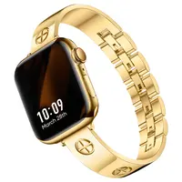 Missair 316L Stainless Steel Luxury Band Compatible with Apple Watch Series 11-1, SE, Ultra (38mm-49mm) , Adjustable Bracelet Strap for Women