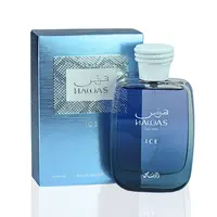 Hawas Ice Eau de Parfum 100ml (3.4 oz) by Rassasi– Unisex Ice Perfume by Rasasi, Long Lasting Cologne