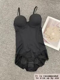 Women's Deep V Backless Shapewear Bodysuit, Ruched Design Sheer Top, Regular Length Casual Underwear for All Seasons