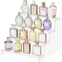 Lifewit 4 Tier Clear Display Stand for Perfume, Cologne, Fragrance, Skincare, Makeup, Cosmetics, Figures, Cupcake, Dessert Shelf Organiser #DealsForYouDays summerwins
