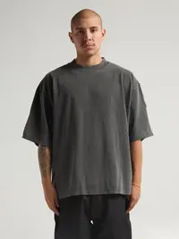 Shaka Wear 7.5 oz Garment Dye Drop Shoulder T-Shirt Streetwear