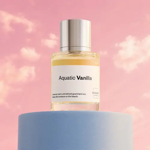 Aquatic Vanilla, Dossier, Unisex, 50ml-100ml, Eau de Parfum, Marine Notes, Rose, Red Fruits, Vanilla, Orchid, Coconut, Musk, Sandalwood