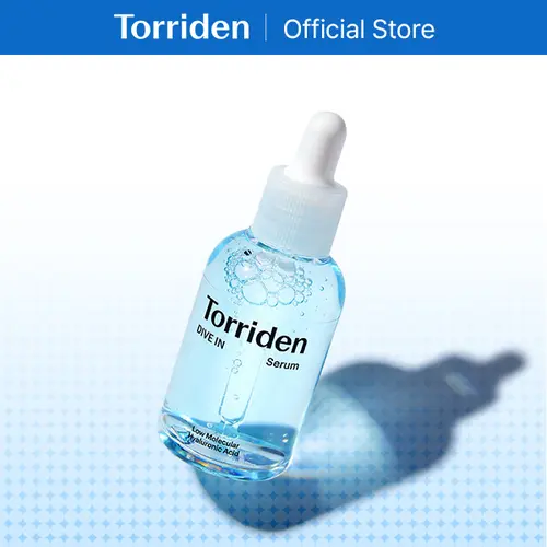 [Torriden Official] DIVE IN Low-Molecular Hyaluronic Acid Serum 50mL | Lightweight Hydration Facial Serum for Glowing Skin, Gentle Moisture, Suitable for sensitive skin