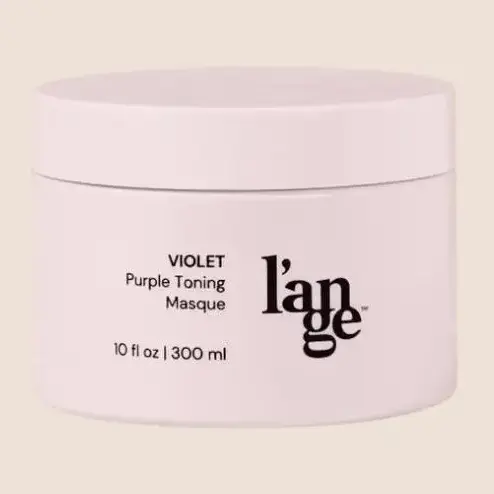 L'ANGE HAIR Violet Purple Pigment Hair Mask Toning Treatment with Keratin & Borage Seed Oil - Haircare for Shine, Neutralizing Brassy Hues in Blonde, Platinum Locks