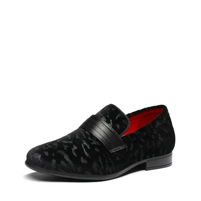 BRUNO MARC Boys' Padded Soft Flat Formal Dress Loafers - Kids' Slip-On Footwear for Formal Occasions