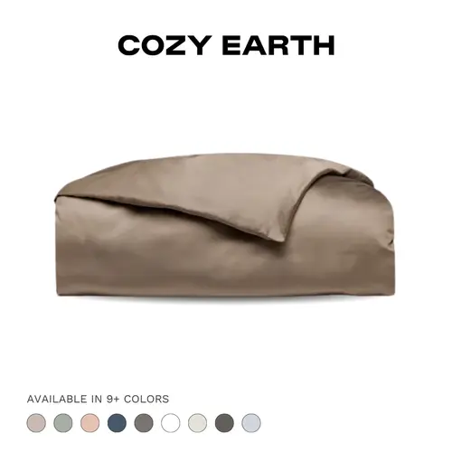 Cozy Earth Bamboo Duvet Cover | Premium Bamboo Viscose Bedding with Cooling & Breathable Comfort