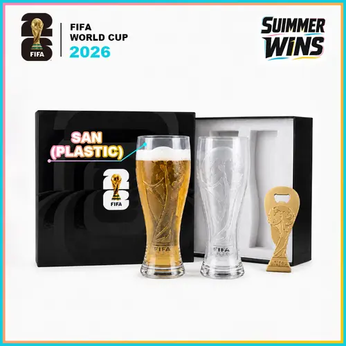 The Ultimate Official FIFA World Cup 2026 Shatterproof Mugs （Not glass）and Magnetic Gold Opener set-Raise a cup to Victory Drink Drinkware Premium Soccer Gifts soccer fan gear summerwins America250 Independenceday Washable