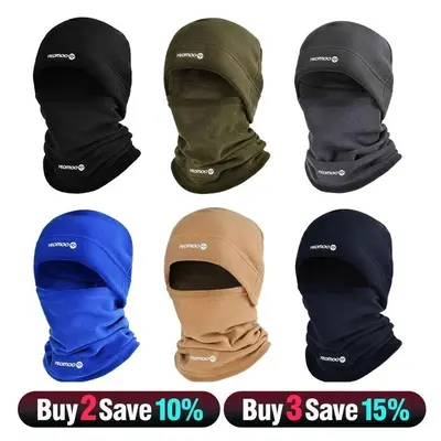 Yeomoo Windproof Beanie with Scarf Two Pieces Polar Fleece Balaclava Face Mask Warm Ski Mask For Cycling Skiing Fishing Outdoor Activity Construction Sites Farms And Training Fashion Shiesty Mask summerwins