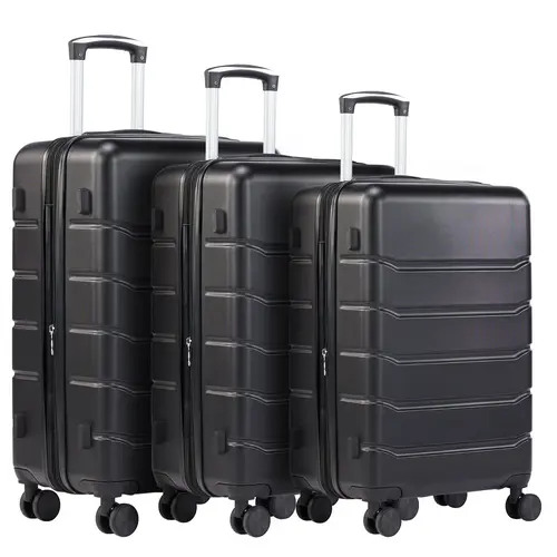 【Summer Sale】Luggage 20''/24''/28''Luggage, Hard Shell ABS Suitcase with Double Spinner Wheels, Lightweight Expandable Rolling Luggage with TSA Lock