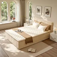 Ovios 3-in-1 Sofa Bed Mattress with Removable Headboard - No Assembly, Integrated Frame & Mattress Ready to Use, Pocket Springs, Memory Foam, Motion Isolation, CertiPUR-US, Queen/Full/Twin XL