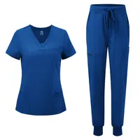 COZYFIT Women's Basic Lady Nova Workwear Uniforms Set - V-Neck Scrub Top, 10-Pocket Cargo Trouser,summeroutfits,vacationoutfits,bathingsuitwomenset,beachoutfits