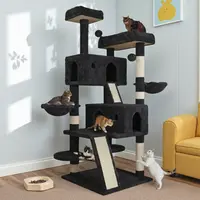 MUTICOR 65in Multi-Level Cat Tree Tower for Indoor Big Cats with Cozy Plush Perches,Cat Condo,Sisal Scratching Posts & Hammock and Baskets#TikTokShopDealsforYouDays#DealsforYouDays#Summervibes#Summergarden