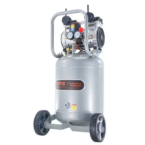 【DealsForYouDays】VEVOR 13 Gallon Air Compressor 2HP 4.6 SCFM@90PSI Oil Free Air Compressor Tank66dB Ultra-Quiet Compressor for Tire InflationAuto RepairWoodwork NailingSpray Painting (125PSI Max Pressure),father'sdaygifts