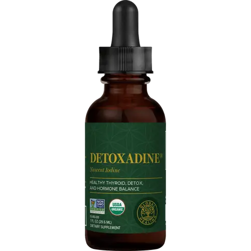 Global Healing Detoxadine Iodine Supplement (1 Oz)