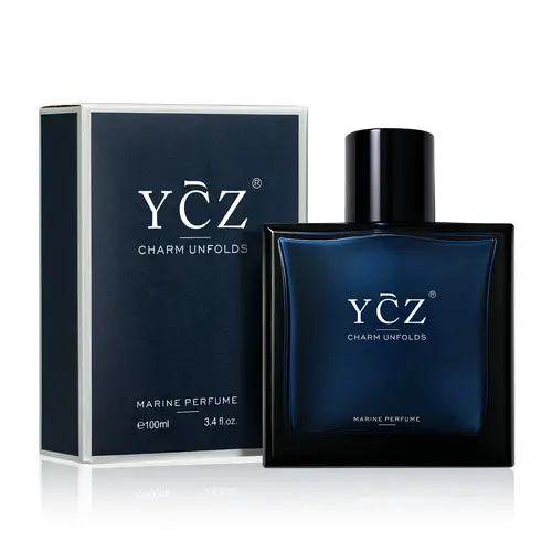 YCZ Midnight Marine Eau de Parfum 1.7oz/3.4oz | Aromatic Marine Fragrance for Men, Magnetic & Sensual, Long-Lasting for Dates and Everyday Wear, Inspired by the Effortless Attraction That Naturally Draws People Closer