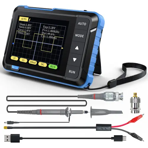 FNIRSI DSO-152 Pocket Oscilloscope for Car Audio Gain, Clipping Check & DIY Learning