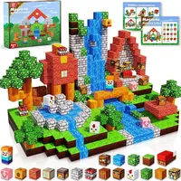 Magnetic Blocks-100PCS Magnetic Building Cube Game, Constructions Toys for Boys & Girls Age 3-4, 5 6 7 8 9 10, STEM Montessori Stacking Toy, Sensory Tiles Building Birthday for Boys and Girls Summervibes,summerwins summerwins