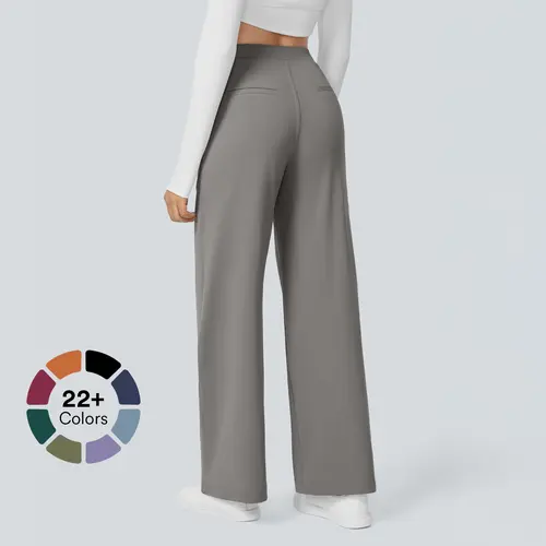 Halara Flex DayStretch High Waisted Pocket Straight Leg Work Pants #SwimWeek