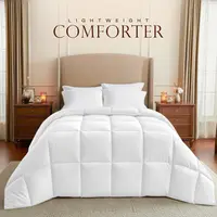 Utopia Bedding All Season Bedding Puffed Comforter Duvet Insert - Machine Washable Duvet, King, Queen, Twin, Full Sizes, Lightweight, Soft 100% Polyester Microfiber, Breathable, Cozy, Durable, Easy Care (Queen Size Comforter Included)