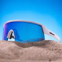 Bomber Eyewear Bomb Rippa | Men's Safety Sunglasses Unisex Wraparound Shield ANSI Z87+ Sport Wrap Lens UV Protection Polarized & Standard Job Site Outdoor Work Cycling Fishing Impact Resistant