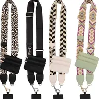Clip and Go Strap for Phone With Wallet Crossbody, Phone Strap With Wallet, Phone Strap Crossbody With Zipper Pouch Wallet, Adjustable Mobile Phone Strap, Mother's Day Gifts