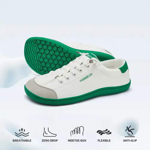 HOBIBEAR Barefoot Minimalist Shoes Womens Mens | Zero Drop | Wide Width Canvas Slip-on Shoes  Fashion Sneaker,summerwins Athletic Trainer,father'sdaygifts