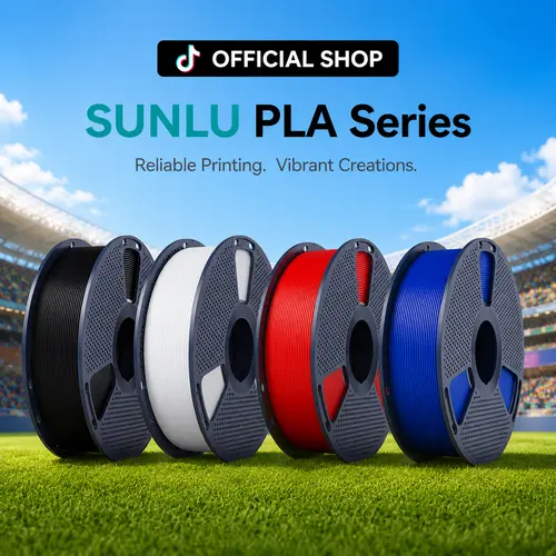 SUNLU PLA 3D Printer Filament, 1KG, 1.75mm, No Bubbles, 100% Neat Rate, Vibrant Colors, Smooth & Reliable, Compatible with FDM Printers, Ideal for Beginners’ Models & Crafts2081