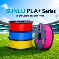 SUNLU PLA+ 3D Printer Filament, 1.75mm 1kg, Enhanced Toughness, Multiple Vibrant Colors, Compatible with FDM & Anycubic Printers, for Models & Crafts, Free 3-Day Shipping, Pla Filament Anycubic, 3D Printing, Clog/Bubble/Tangle/Warping Free