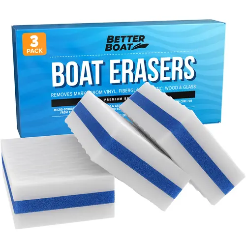 Better Boat Erasers Boating Accessories Gifts for Cleaning Boat Accessories or Magic Gift for Pontoon Fishing Jon Boats Vinyl Boat Cleaner Cleaning Eraser, Boat Stuff, Marine Boat Accessories