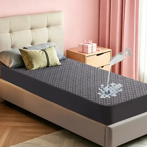 SummerWins【BEDLORE】Waterproof Mattress Topper & Mattress Protector, Soft Breathable Noiseless Cover, Deep Pocket Bed Sheets Style (Fits 6–18 Inches), Bedding Essential for Bedroom Cleaning