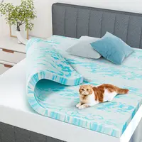 Mattress Topper Memory Foam Mattress Breathable Topper for Bedroom, Guest Room, Dorm Room & Apartment