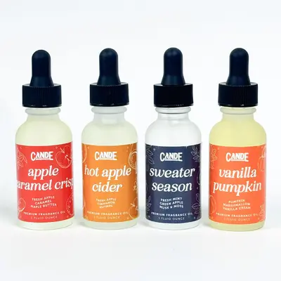 4 Pack Bundle of 1 oz Scented Fragrance Oil - Home Fragrance for Diffuser, Dryer Balls, Vents