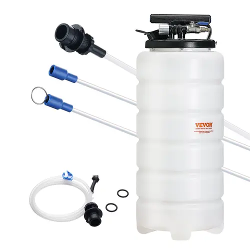【DealsForYouDays】VEVOR Fluid Extractor 4 Gallons (15 L)Pneumatic/Manual Oil Changer Vacuum Fluid Extractor with Dipstick and Suction HoseOil Extractor Change Pump for Automotive Fluids Vacuum Evacuation,father'sdaygifts