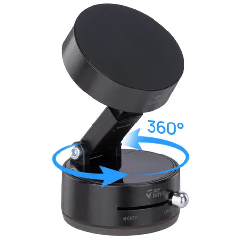 【Summer Survivals】Joytutus 2026 Upgrade Car Cellphone Mount - Compact Lightweight Vacuum Magnetic Mount, Double-Row N52 Magnets, Suction Pad for Smooth Surfaces, Secure Holder Smartphone, Car Interior Accessories, for vlog, video creator, photographer