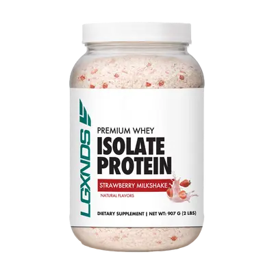 LGXNDS Whey Isolate Protein | 25g Protein Per Serving | BCAAs and Digestive Enzymes | Low Fat No Added Sugar | Clean Gluten Free Non-GMO Protein Powder
