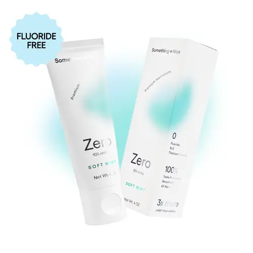 Zero Toothpaste with 10% Nano-Hydroxyapatite, Xylitol, and Pure Taste Formula with No Fluoride, SLS, Titanium Dioxide, Or Parabens