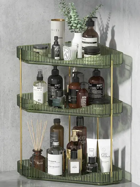 Lifewit 2/3-Tier Bathroom Countertop Organizer - Large Capacity Makeup Corner Stand with Perfume Tray, Cosmetic Skincare Shelf, Home Accessory, House Decor, Cologne Stand Display, Vanity Accessories for Bedroom Dresser #DealsForYouDays,  summerwins