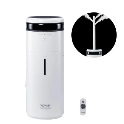 【fathersdaygift】VEVOR Humidifier for Home Large Room Commercial Humidifier for Whole House 1291.7 sq ft16L Water Tank & Night Light & 12h Timer & Auto Shut-Off GreenhouseCommercial Branch Tube w/ 360° Nozzle, Diffuser For Home, Purifier Humidifier, Silent