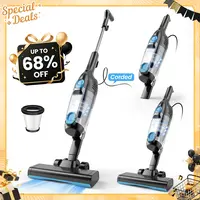 INSE R6X Corded Stick Vacuum, 15KPa Suction with 600W Motor, Ultra-Lightweight Bagless Upright Vacuum with Handheld for Home Hard Floor Hardwood Floor Pet Hair Car Cleaning home cleaning tools home appliances pet lovers