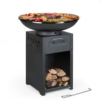 【DealsForYouDays】MASTER COOK 27.8'' Plancha Asada Charcoal Grill, 470 Sq.In Cooking Area Carne Asada BBQ Grill with Metal Top, Outdoor Charcoal Grill for Backyard BBQ, Camping & Parties