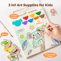 Jar Melo Paint with Water Coloring Books, Kids Watercolor Painting Sets Mess Free Art Craft Drawing Toddler Activities Toy #Summervibes