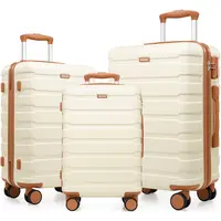 Miusse 3-Piece Hardside Modern Luggage Set - 20/24/28in TSA-Friendly Ultralight High-Capacity 4-Wheel Suitcases with TSA Lock, Durable, Stylish Carry On for Summer Travel, Outdoor Trips, Modern Luggage Sets, Tsa-Friendly Luggage Sets,vacationoutfits