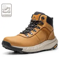 【DealsforYouDays】NORTIV 8 HydroTrek Men's High-Top Vegan Leather Footwear - Waterproof, Lightweight, Breathable, Durable Outdoor Hiking Gear for Trekking, Camping,summerwins,father'sdaygifts