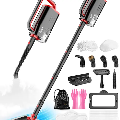 Phueut Lightweight Detachable Steam Mop Cleaner - Floor Steamer, Multi Surface Steamer, 2 Modes, 3 Temp Levels, Heavy-Duty Machine for Hardwood, Tile Grout,summerwins summerwins
