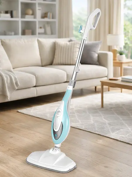 【Summer Sale】Lightweight Electric Steam Mop - Detachable, Portable Handheld Mop, Multifunction Floor Steamer Machine for Hardwood, Tile, Laminate Floors, Includes 2 Cleaning Pads