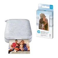 HP Sprocket Portable Photo Printer w/ 20 Pack of Sprocket Paper